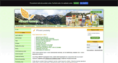 Desktop Screenshot of prirodniprodukty.cz